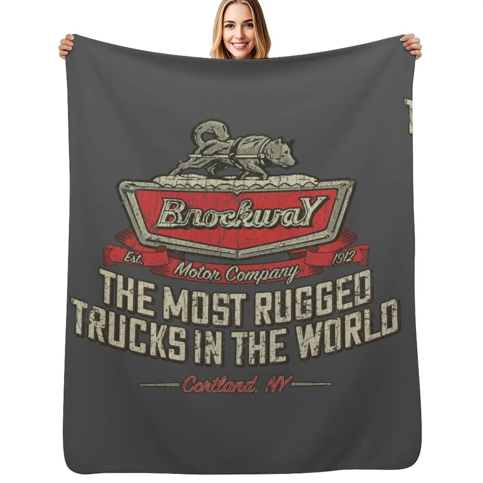 

Brockway Motor Company 1912 Throw Blanket blankets ands Heavy Summer Luxury Brand Blanket