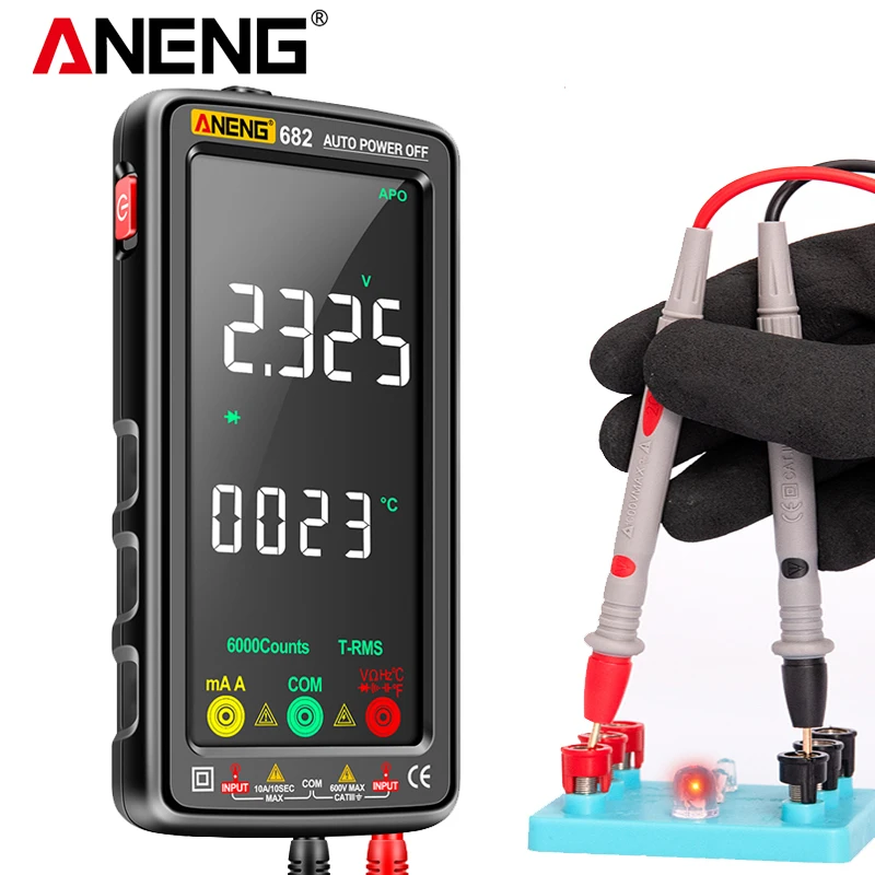 ANENG 681/682/683 Smart Rechargeable Multimeter AC/DC Voltage Tester Current Meter Professional Capacitor Electrician Tools