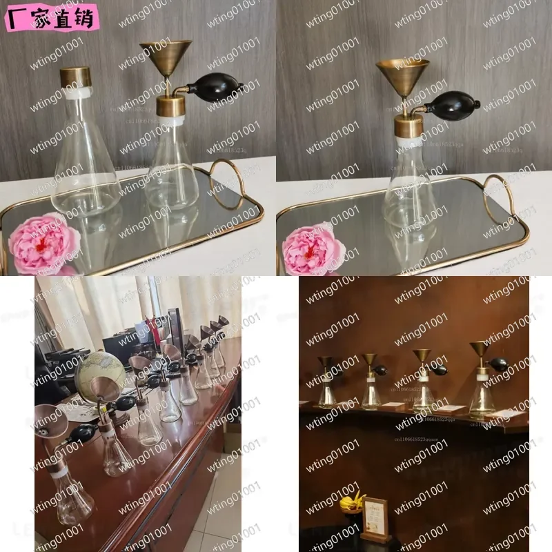 for Glass Creative Custom Scent Bottle SPA Brass Scent Instrument