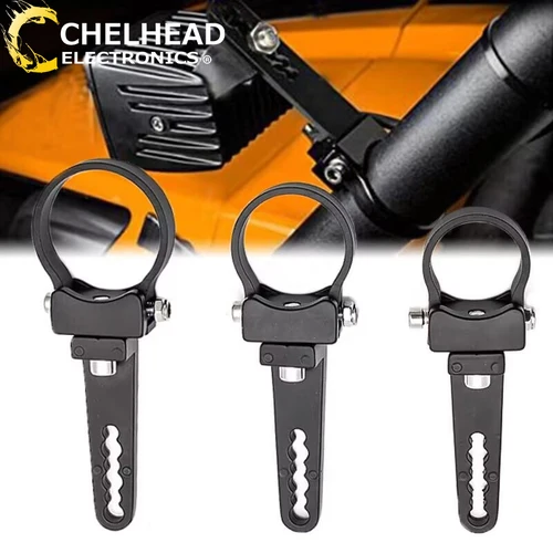 Soportes de montaje ajustables para foco Led de motocicleta, barra Led todoterreno 4X4, abrazadera de montaje de soporte de tubo de luz de trabajo