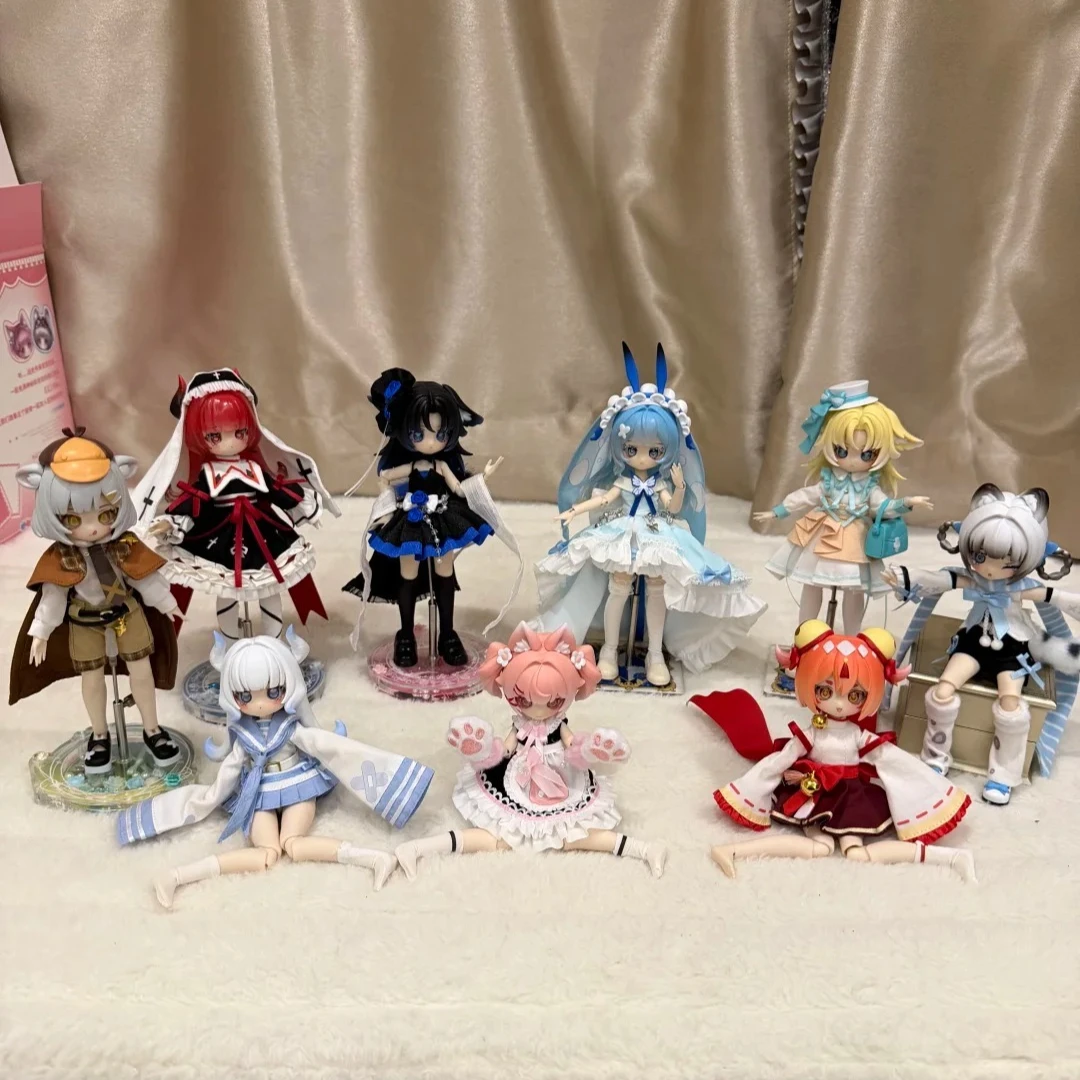 

Новая оригинальная коллекционная фигурка Sakura Park Blind Box 1/12 BJD из серии Start Again с подвижными суставами, милая аниме-фигурка, модель для коллекционирования