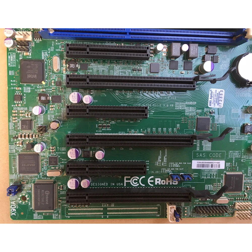 Per scheda madre Super-micro Dual E5-2600 LGA2011 Suppot C602 DDR3 X79 X9DAI