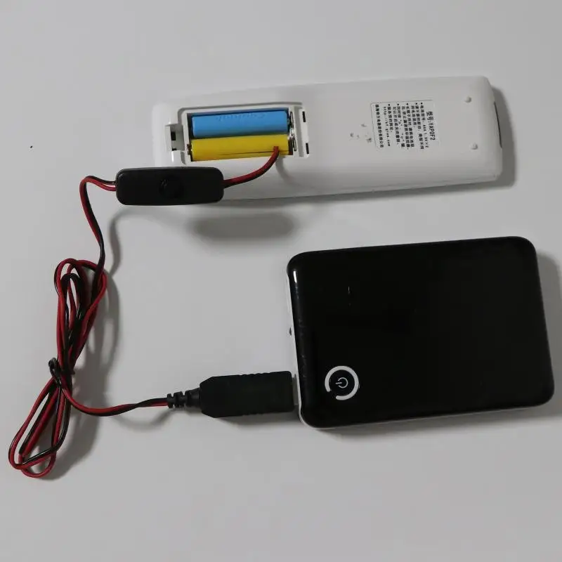 J78B USB Power Supply Adapter for AA Battery Replace 2 AA Battery for Pumpkin Lantern