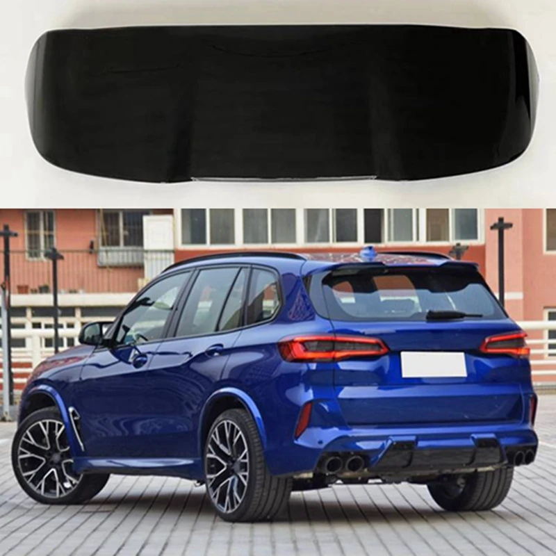 ABS Glossy black Rear Trunk Lip Spoiler Top Wing FOR BMW X5 G05 Upgrade X5M Style Spoiler 2018-2021