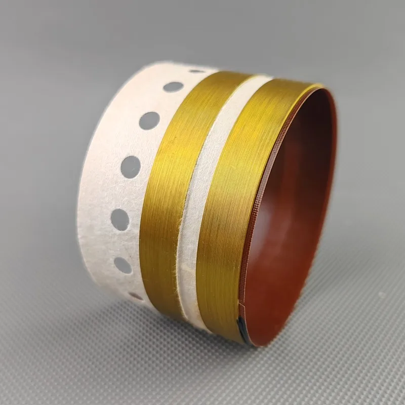 

1PCS 76.2mm For JBL Pure Aluminum Flat Wire Middle-tone Coil High-Power Speaker 76.2 core With Heat Dissipation Holes