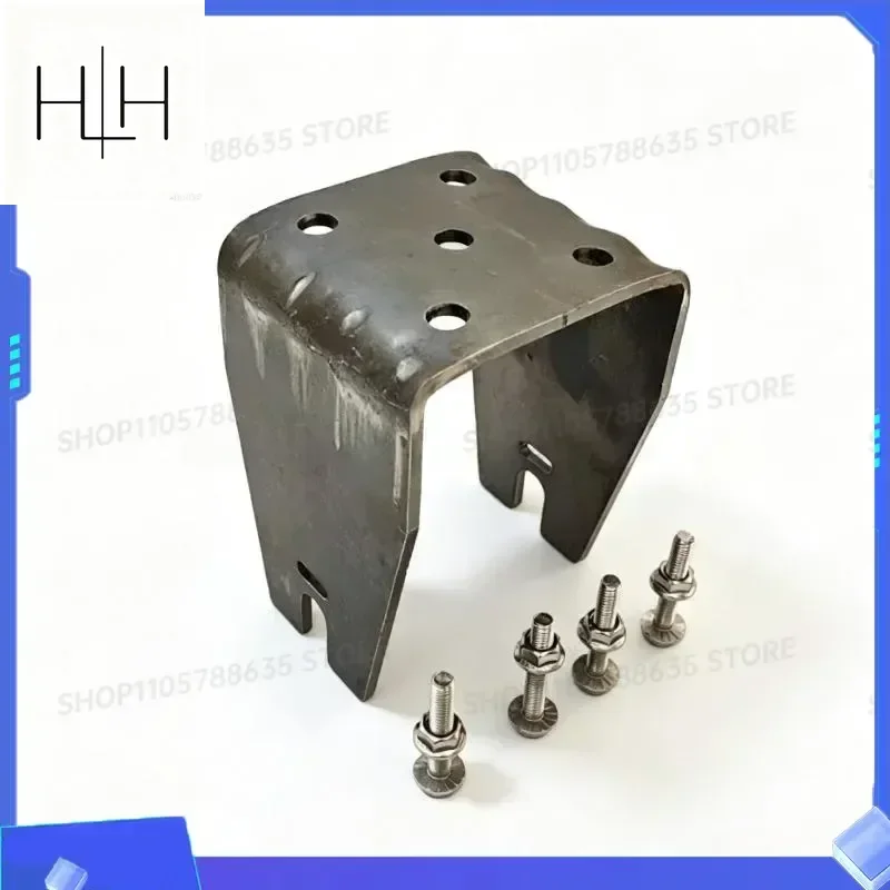 Brushless Motor Front Fork Bracket Iron Frame Dual Output Shaft for Skateboard Electric Vehicle Hub Motor Modification