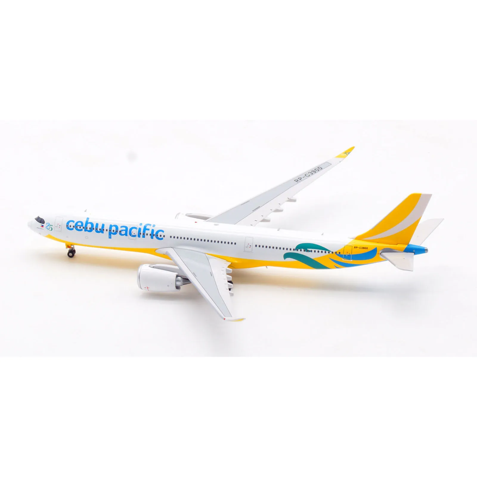 AV4224 Alloy Collectible Plane Gift Aviation 1:400 Cebu Pacific Airbus A330-900 Diecast Aircraft Jet Model RP-C3900 With Tractor