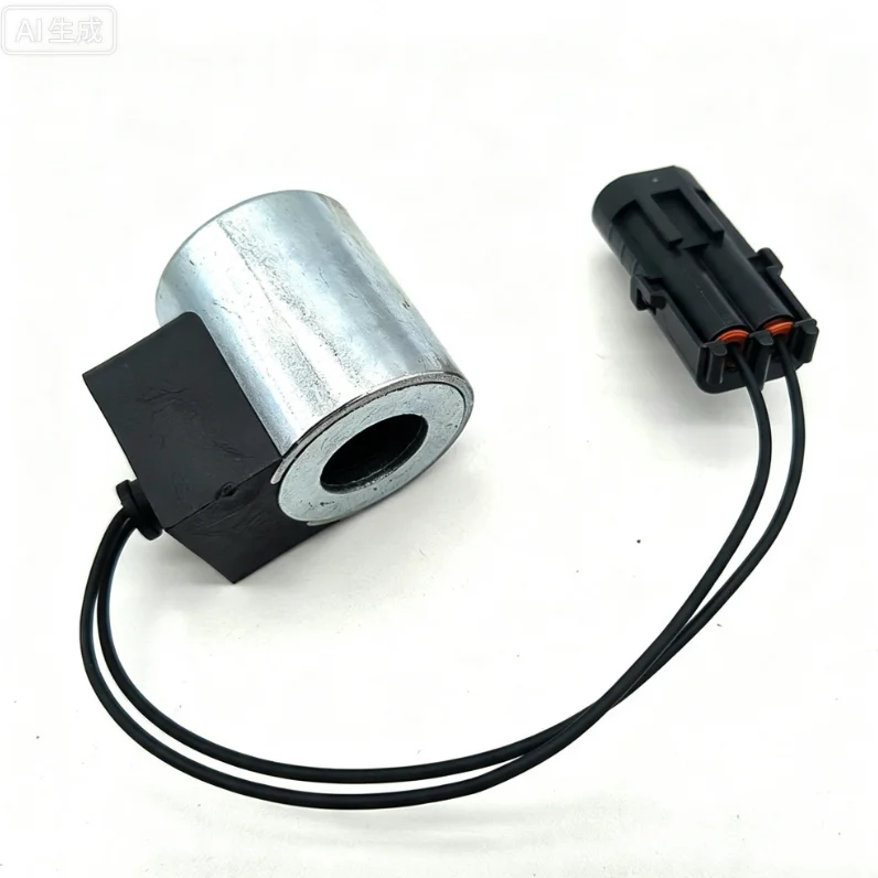 FOR Yuchai 75 Model FOR Yuchai 65 Model FOR Yuchai 230-8 Model Solenoid Coil For pilot Safety Lock Travel Valve 12V 24V