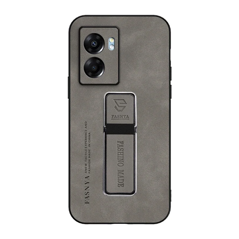 

Leather Soft Case for Realme Narzo 70 60 Pro 60X 70X 5G N55 N53 Phone Cases Luxury Matte Slim Back Cover with Holder Phone Shell
