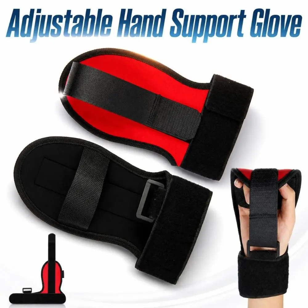 Adjustable Hand Support Glove Flexible Breathable Finger Securing Glove Wear-resistant Lightweight Hand Fixing Strap Daily Use