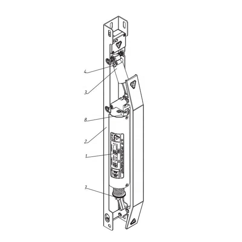 Villa elevator electromagnetic door cutting machine, elevator parts