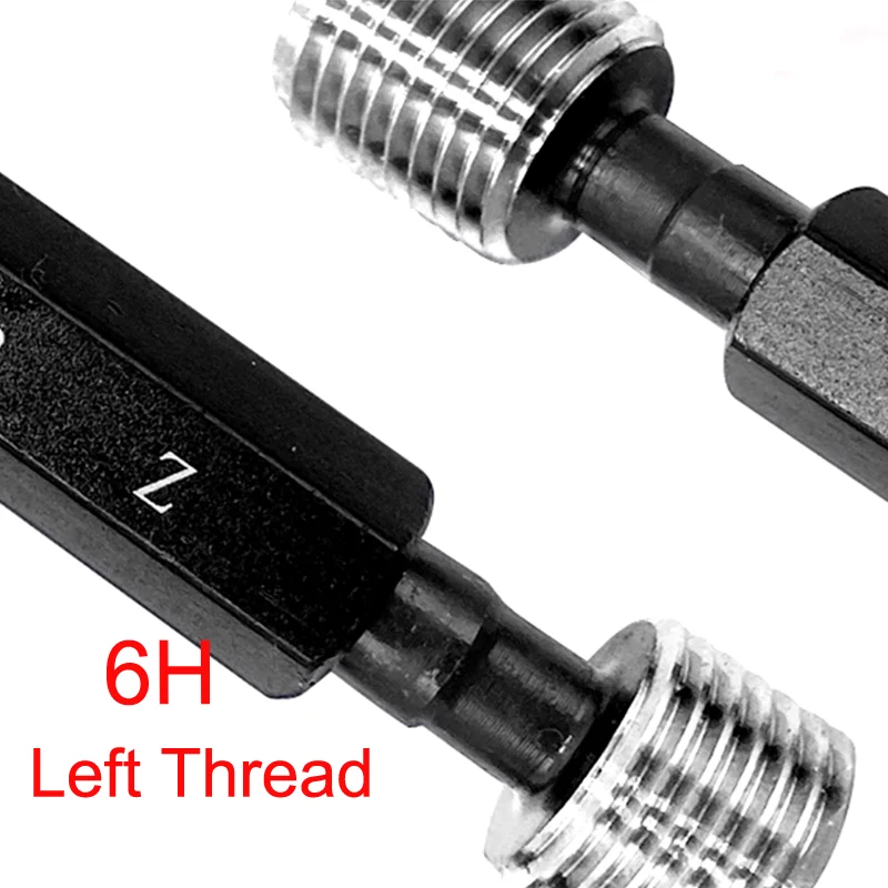 

1PCS Steel Mer-cury Gage Left Hand Thread Plug Gauge 6H M8 M10 M11 M12 M14 M15 M16 M18 M20 M30 M40 - M60 Thread Distance 1.5 1