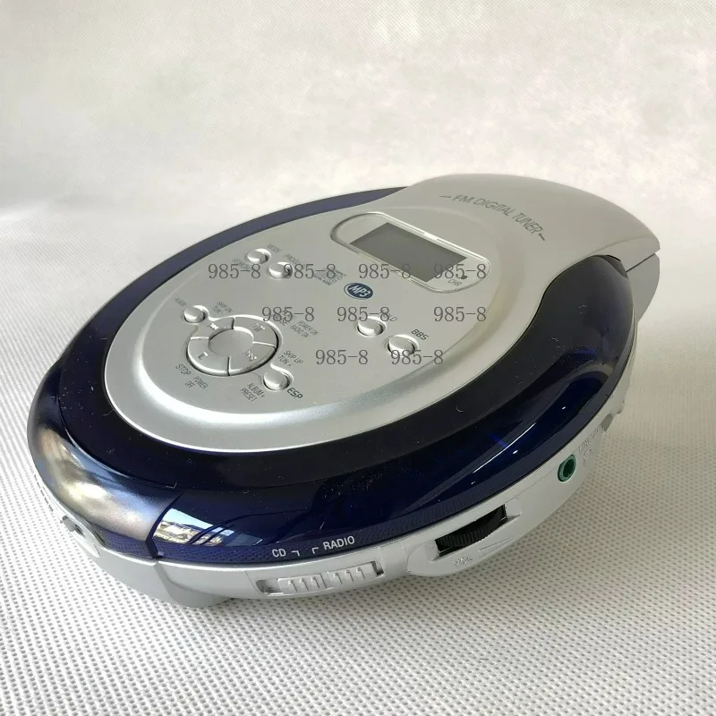 Shockproof Walkman CD Player LCD Display 3.5mm Audio Interface Support MP3 Discs Bass Boost High Quality Music