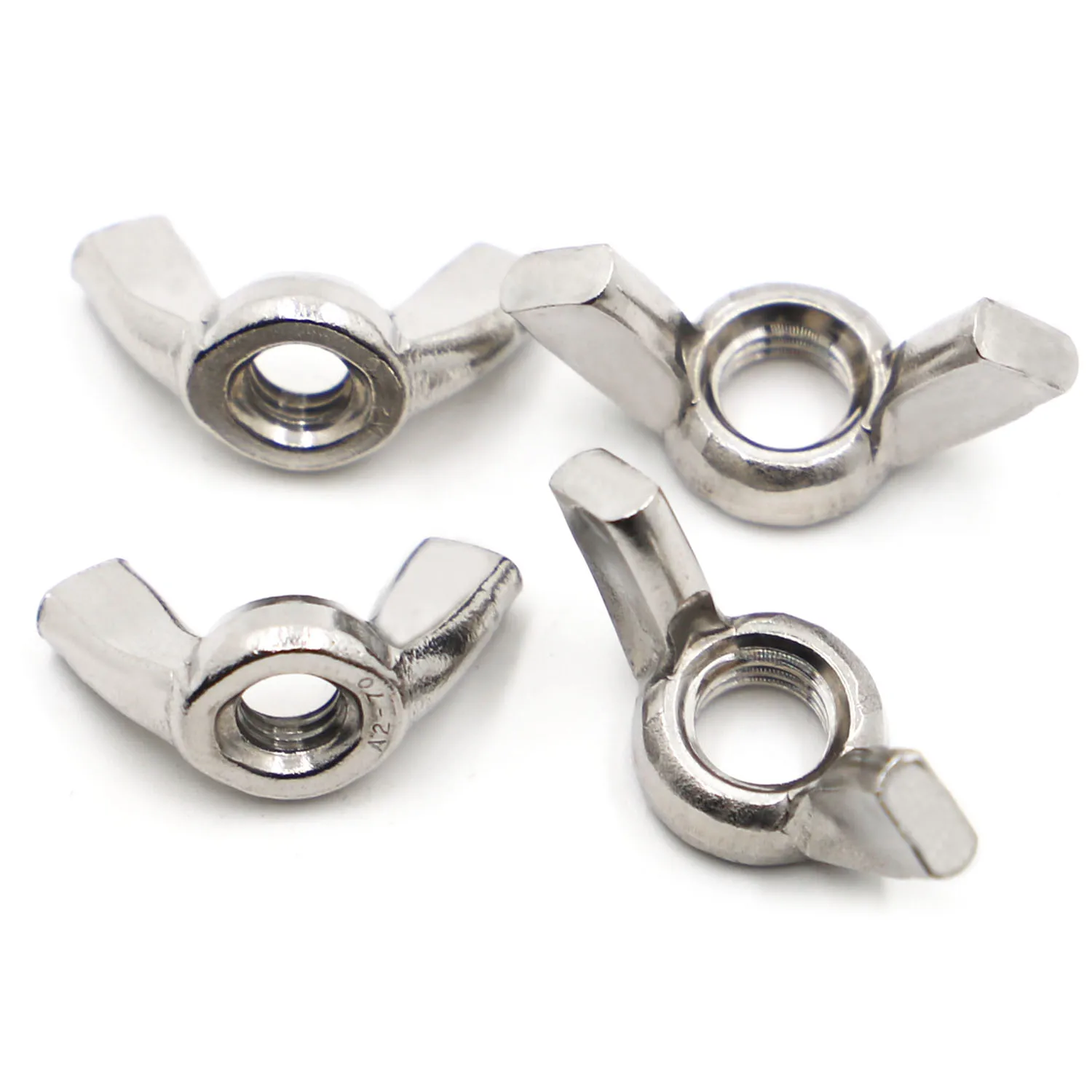 

DIN315 GB62 M3 M4 M5 M6 M8 M10 M12 304 Stainless Steel Hand Tighten Nut Butterfly Nut Ingot Wing nut Nuts