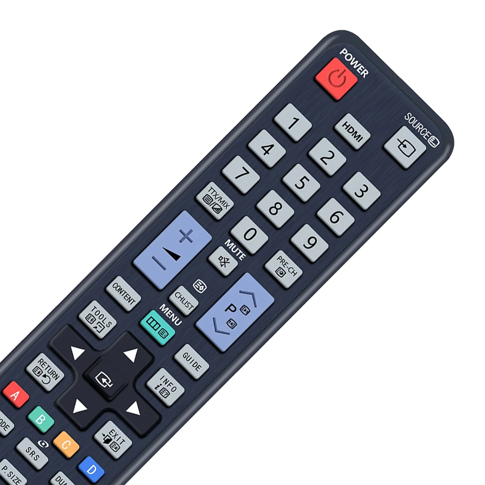 Zapasowy pilot AA59-00465A, kompatybilny z telewizorami Samsung UA46D5000PM, UA40D5500RM, UA22D5000NM. — zdjęcie produktu 3