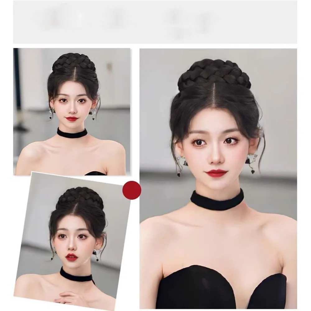 Princess Style Hair Accessories For Women Bun Hairpiece Wig For Traditional Chinese Clothing And Weddings