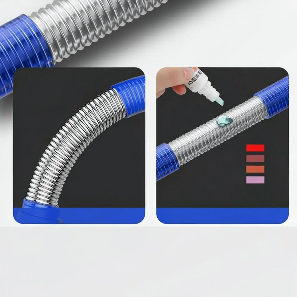 Adjustable Sink Faucet Extension Hose Flexible Sprayer Attachment Stainless Steel Water Tap Connector Universal Extender