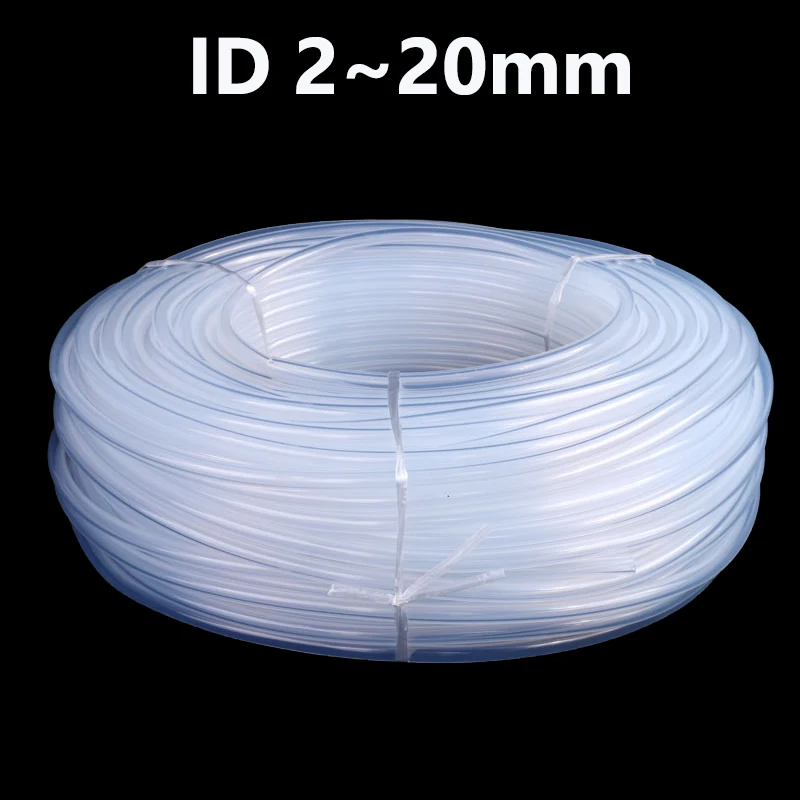 Silicone Tube Food Hose 2 4 6 7 8 10 12mmTransparent High Temperature Resistant Flexible Soft Water Aquarium Pump Kitchen Faucet