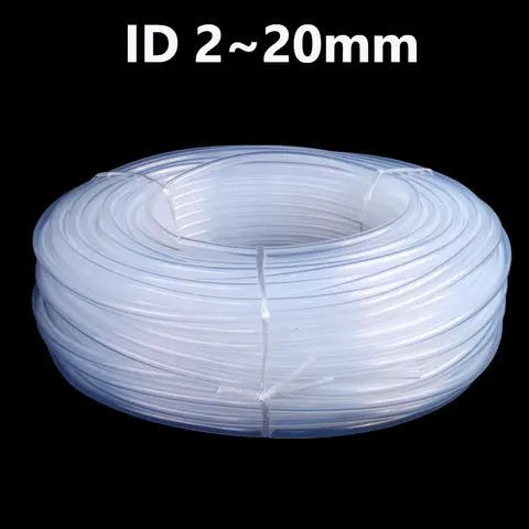 Silicone Tube Food Hose 2 4 6 7 8 10 12mmTransparent High Temperature Resistant Flexible Soft Water Aquarium Pump Kitchen Faucet