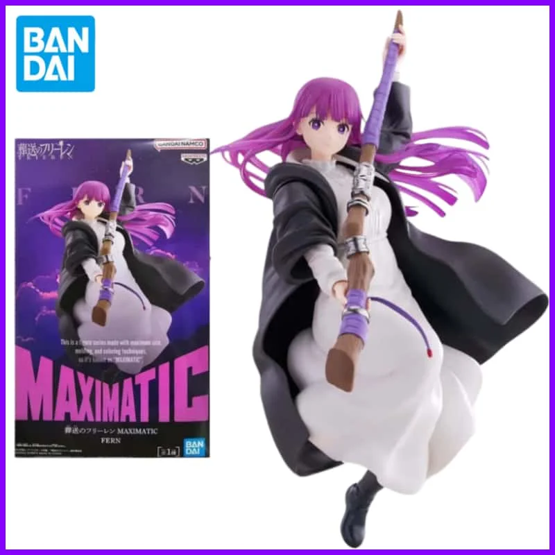 

In Stock Genuine Bandai Banpresto Frieren beyond Journey's End Maximatic Fern Figure Model Collector Figurine Toys Boy Gifts