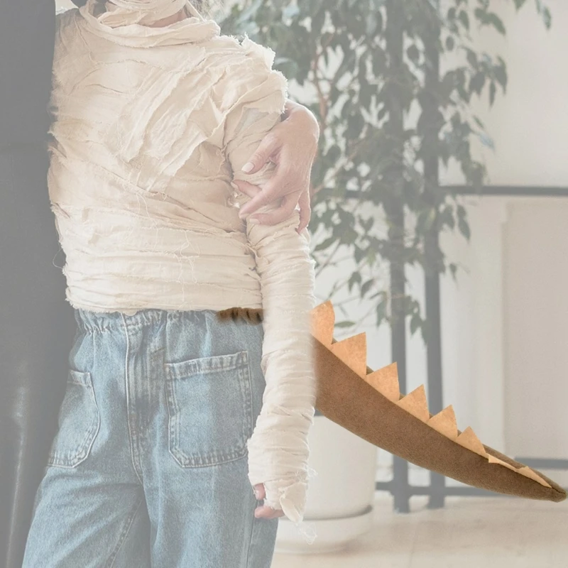 Halloween Dress up Schwanz Kinder Dinosaurier Schwanz Kostüm für Junge Mädchen Geburtstag Cosplay