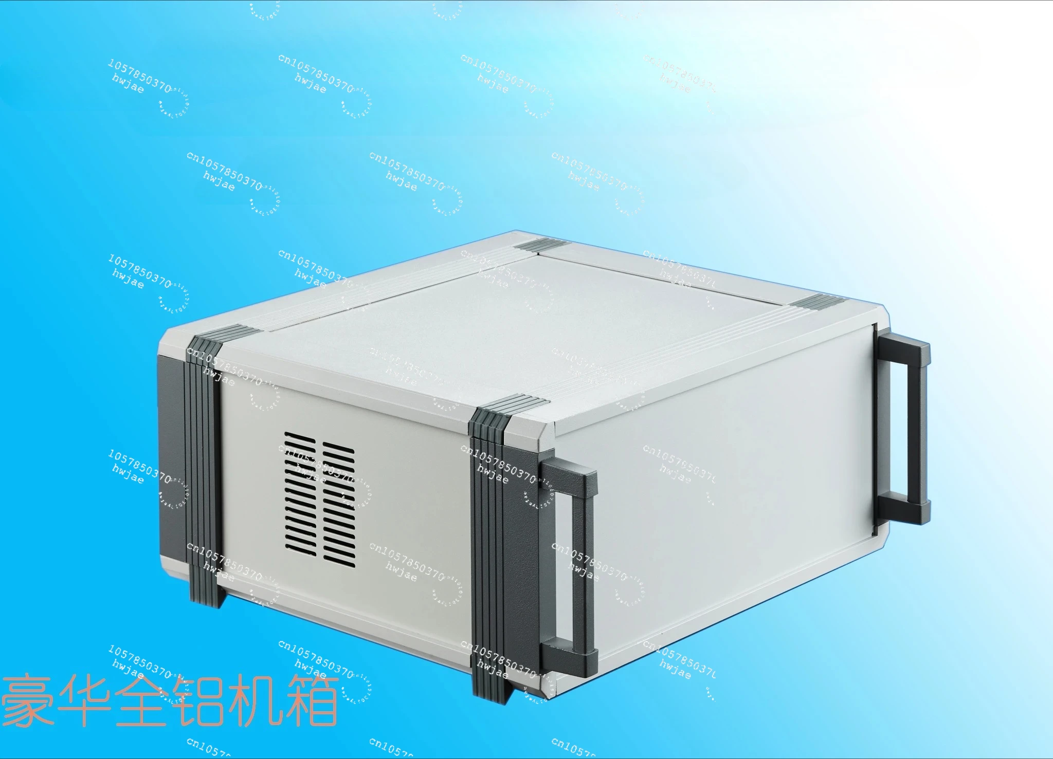 Customized all aluminum desktop control chassis with KBC aluminum alloy power supply housing, instrument housing, and enclosure