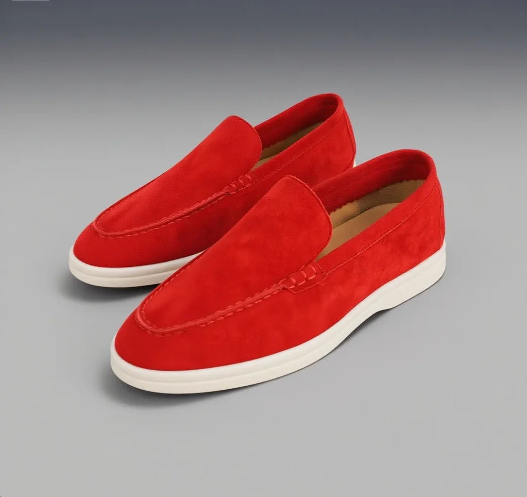 

Versatile women's loafers,thick soled women's mule shoes,luxurious leather high-quality flat shoes,casual shoes,lazy shoes 35-44