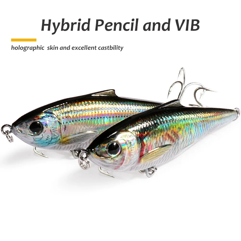 Floating Minnow 12g 7.5cm Sinking Pencil Lure 20g 9cm VIB Rattle Steel Ball Swimbait Twitch Wobbler Pesca Tackle Twitch Bait