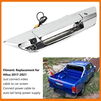 Asistente de respaldo Cámara de respaldo en color con manija para maletero de coche IP66 150‐170 ° Cámara de visión trasera inversa de ángulos amplios Cámara de marcha atrás