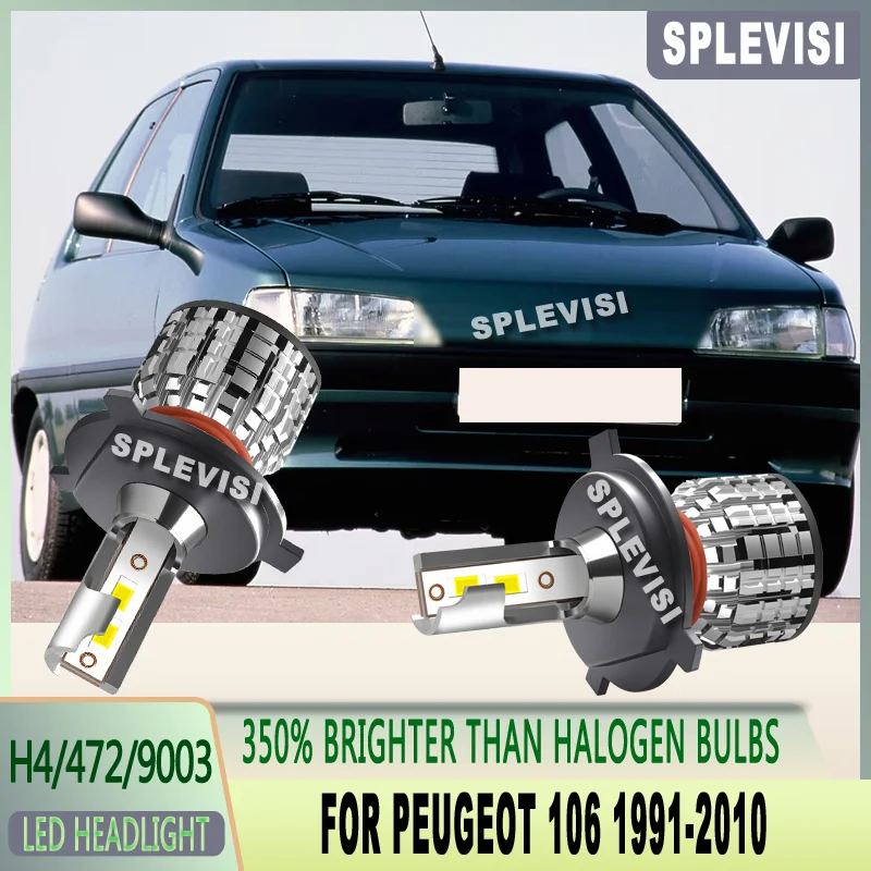 

Технология рассеивания тепла авиационного класса, светодиодные лампы для автомобильных фар для PEUGEOT 106 1991, 1992, 1994, 1995, 1996, 1997, 1998-2010 гг.