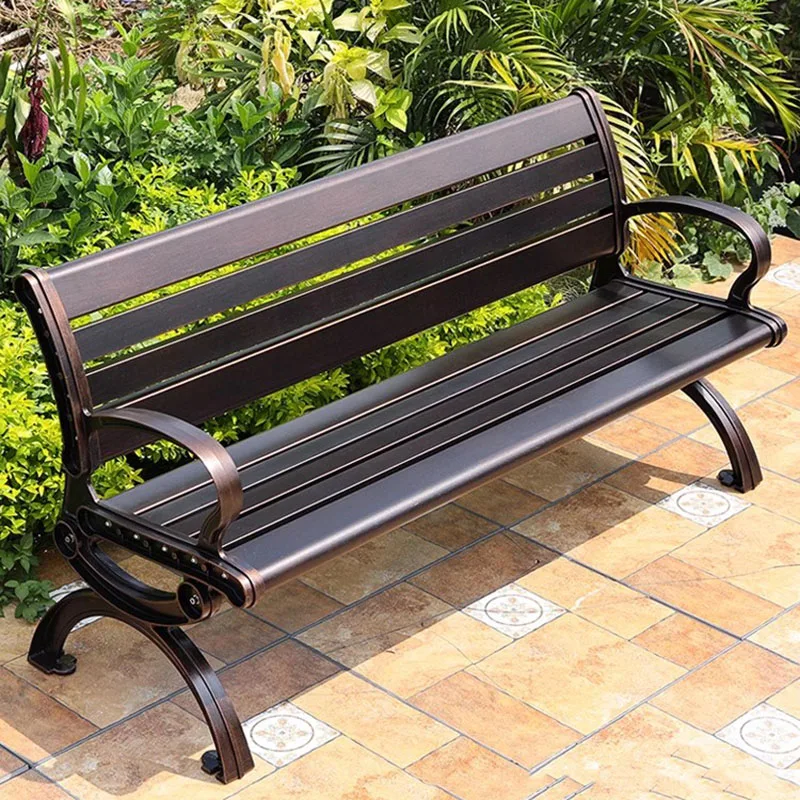 Armchairs Outdoor Garden Furniture Iron Chair Terrace Back Gardening Stool Chairs Lounge Lawn Balkon Masa Sandalye Waterproof