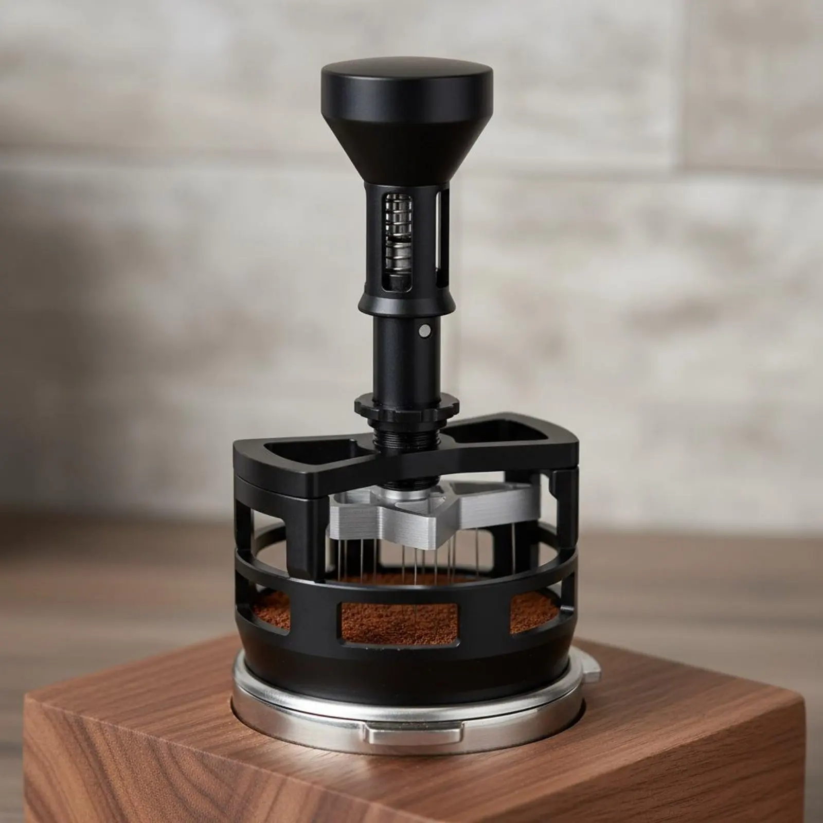 

Espresso Probe Distributor Adjustable Height WDT Tool Rotating Coffee Stirrer Detachable Design for Baristas, Home Kitchen