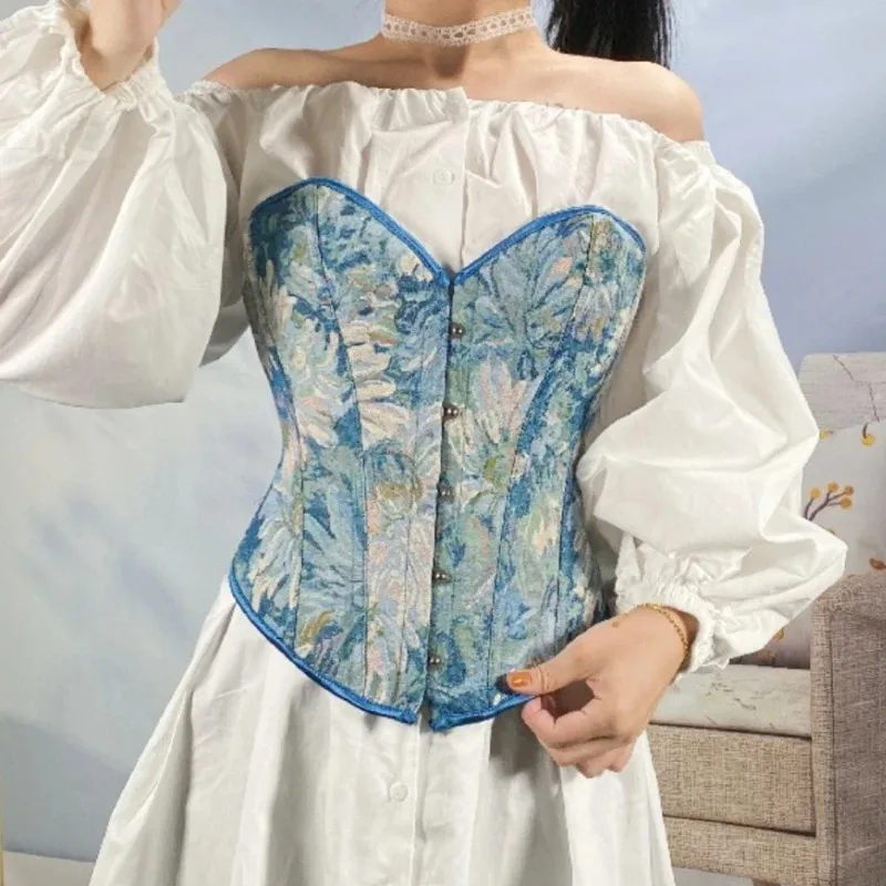 

Сексуальный корсет, топ, женское корректирующее белье, бюстье в стиле Лолиты, нижнее белье, формирователь тела, Fajas, модные корсеты для похудения, корректирующая одежда, уличная одежда