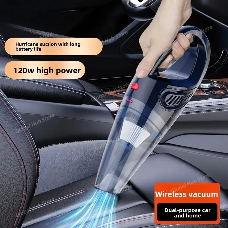 

High-Power Handheld Car Vacuum Cleaner Wireless Dual Wet/Dry Use Car Cleaning Tool Large Suction Portable Vehicle Dustbuster
