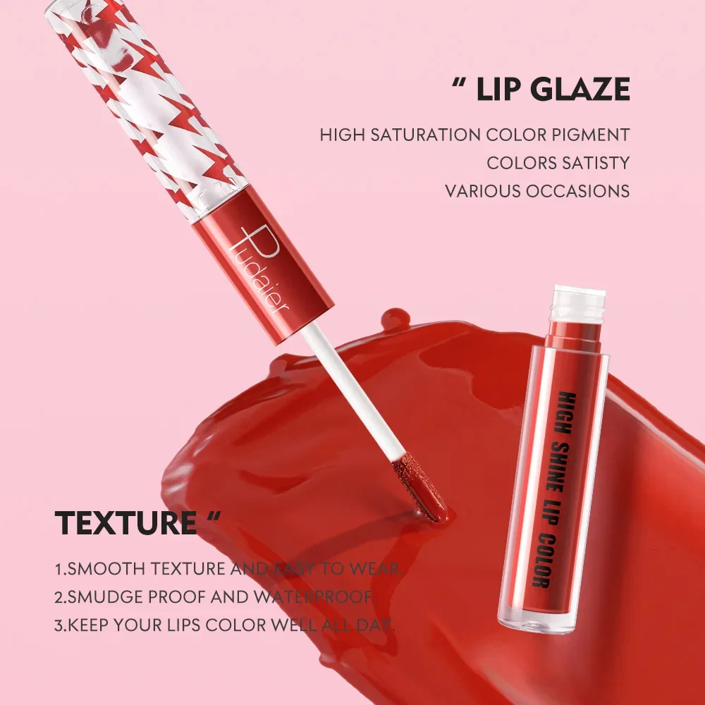 16 Colors Lip Glaze Unlimited Double Touch Lipstick Double Head Non-fading Transparent Gloss Moisturizing Lip Care Makeup