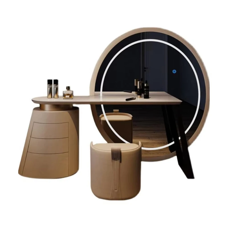 

Advanced full-body mirror vanity table Modern minimalist design Suitable for bedroom, living room, bathroom Light luxury style