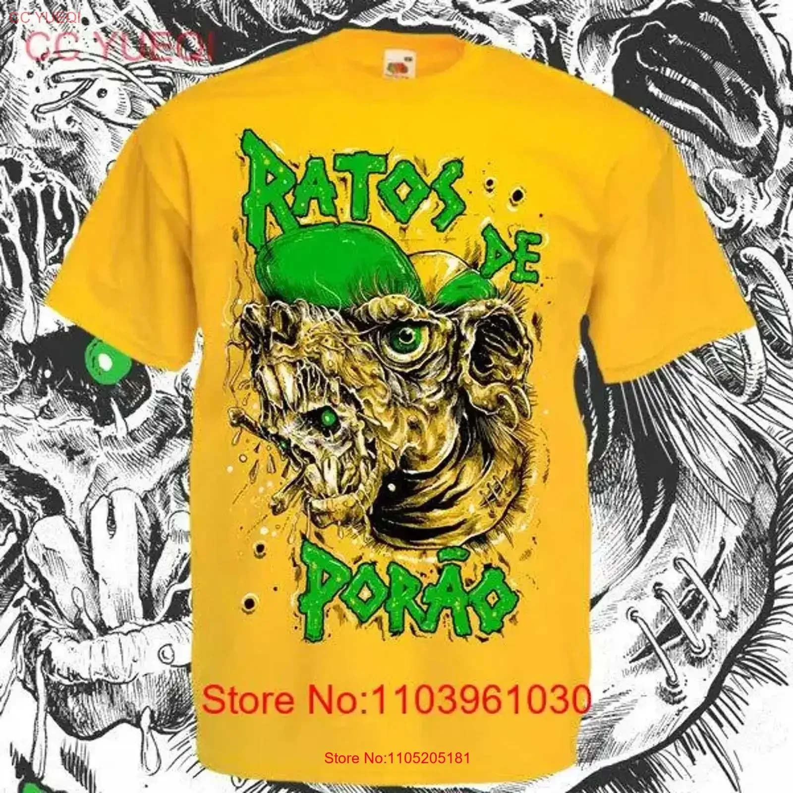 RATOS DE PORAO T shirt S O D Municipal Waste Cryptic Slaughter Cro Mags vintage Washed Stylish homme streetwear Slightly