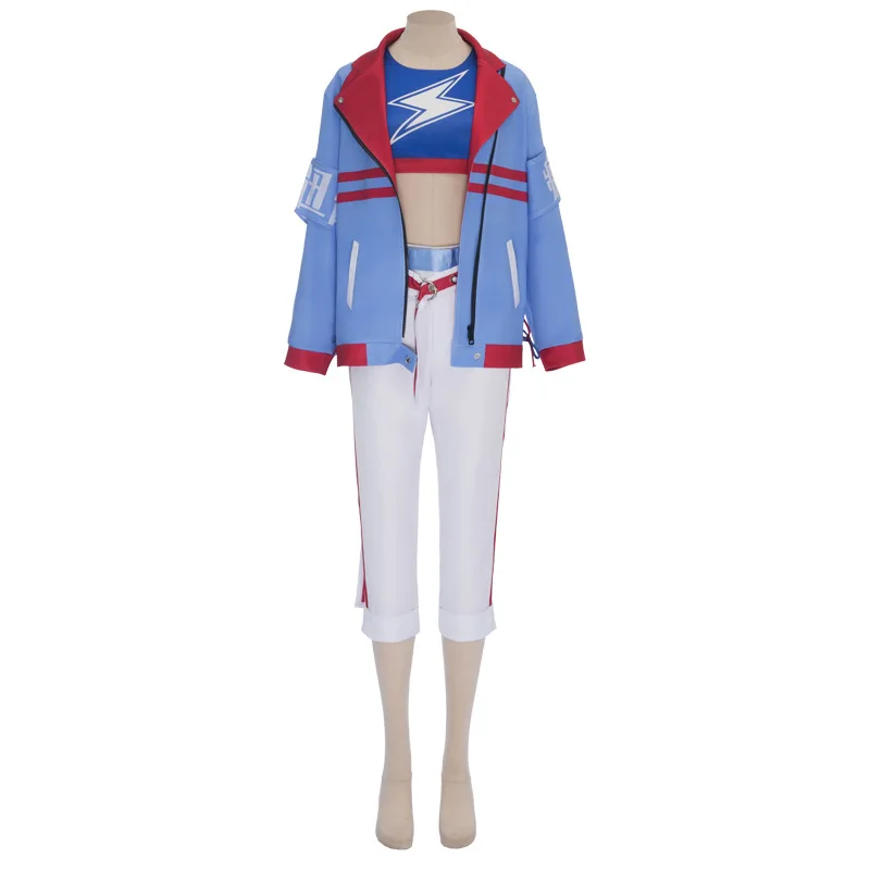 Anime Uma Musume Cosplay Costume Tamamo Cross Wig Dress Women's Suit Victory Suit White Lightning Coat Halloween Cosplay Set