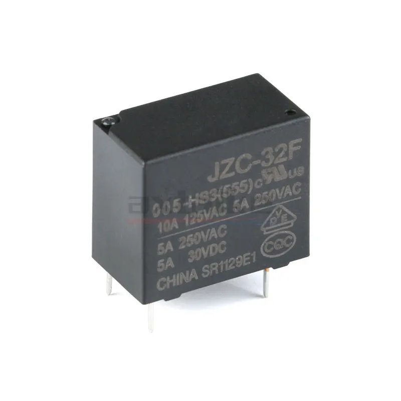 5PCS JZC-32F 5V 12V 24V  JZC-32F-005-HS3 JZC-32F-012-HS3 JZC-32F-024-HS3 10A 125VAC 5A 30VDC 4Pin HF32F Relay