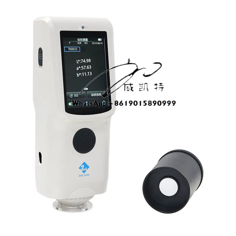 400~700nm Wavelength Spectrophotometer CR8 Color Difference Instrument Color Reader with APP Software