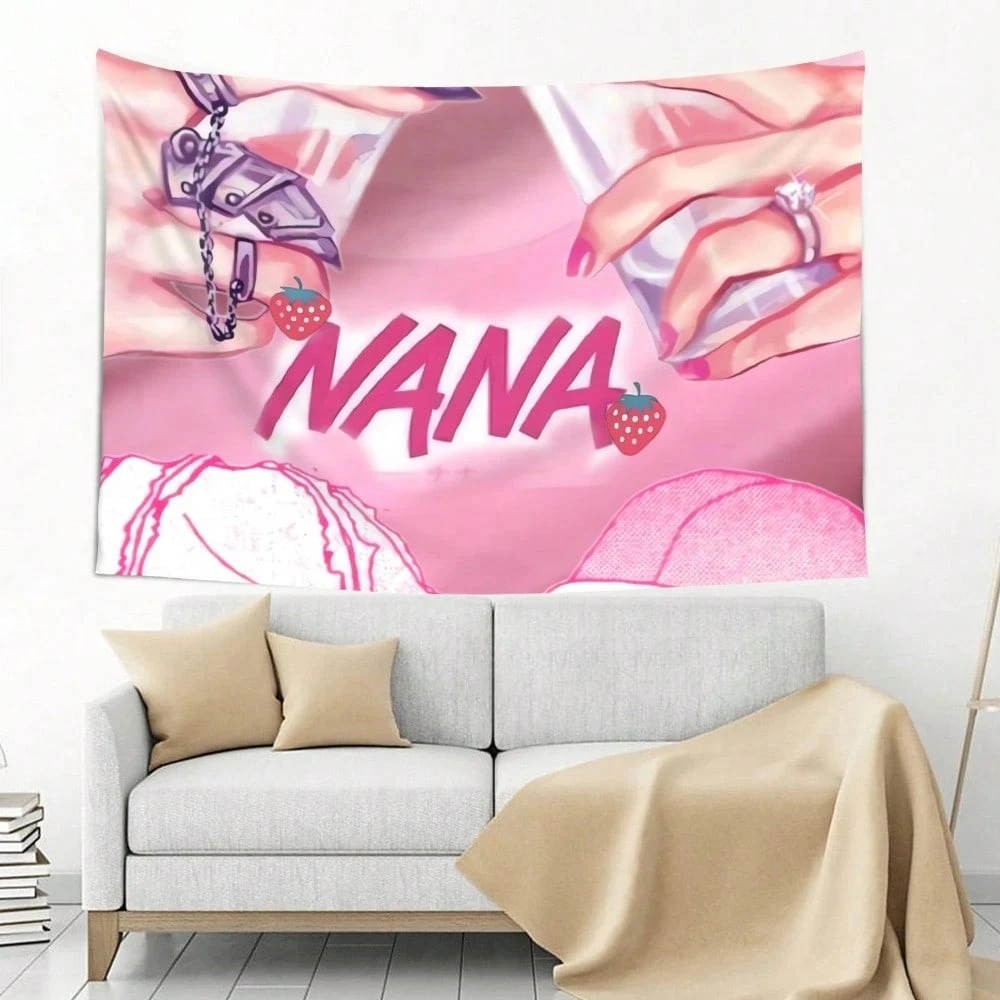 1pc Hot Anime NANA Nature Inspired Tapestry Polyester Fiber Suitable For Bedroom And Living Room Anime Wall Art