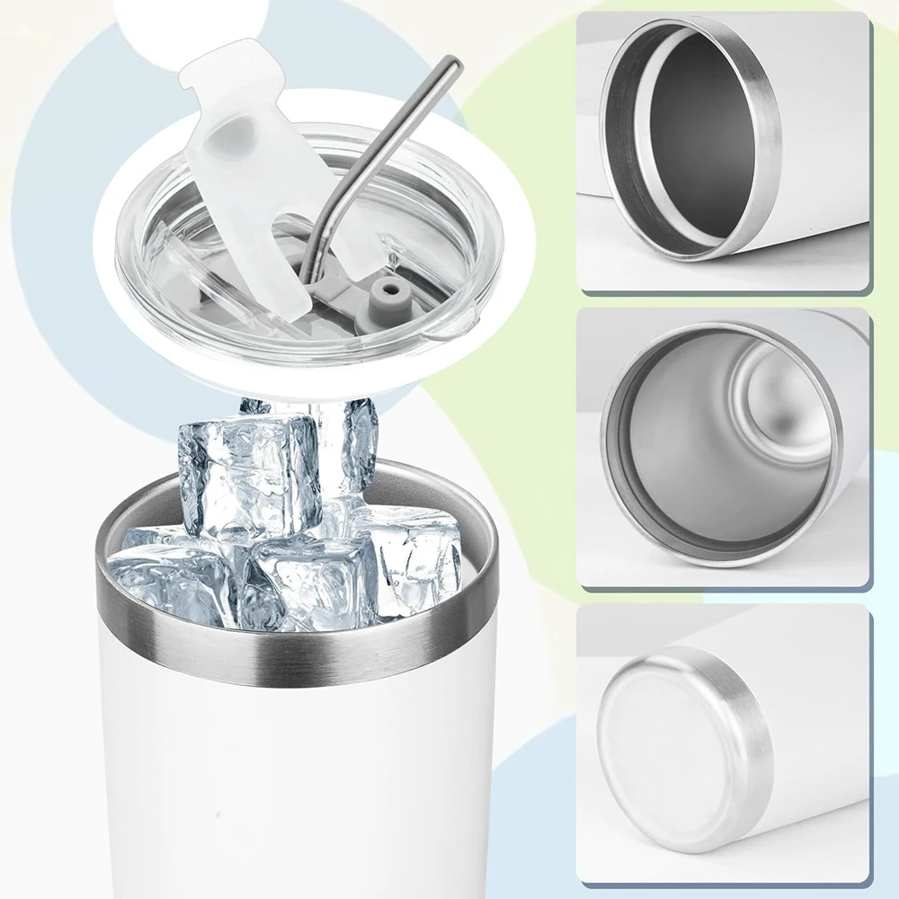 Tazza Termica da 20oz con Cope - Tumbler 20Oz White recensione e prezzo