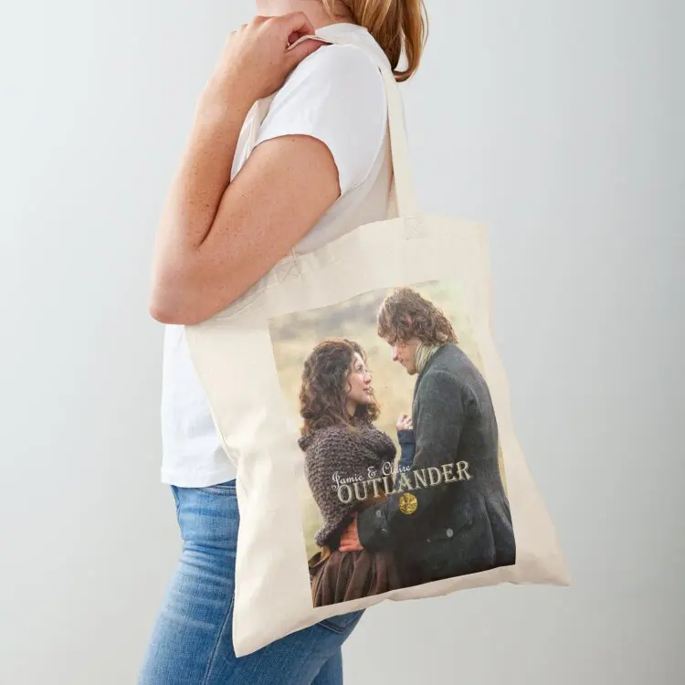 

Outlander - Jamie & Claire Fraser - Diana Gabaldon 6 Tote Bag Women's shopper Women's shopping bag shopper bag woman Fabric