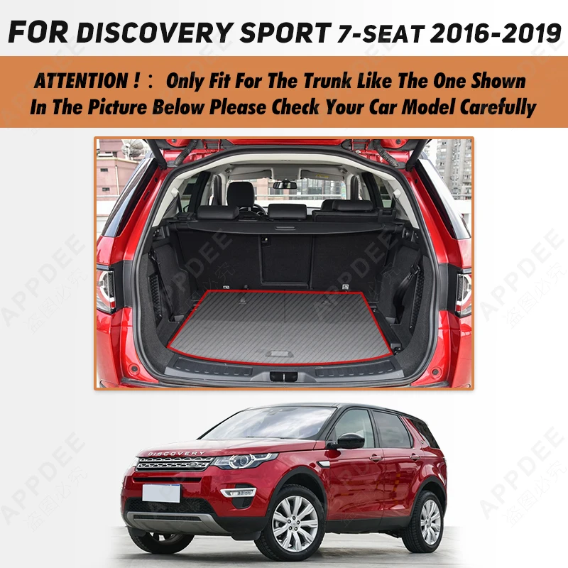 Car Trunk Mat For Landrover Discovery Sport 7-Seat 2016 2017 2018 2019 Custom Car Accessories Auto Interior Decoration