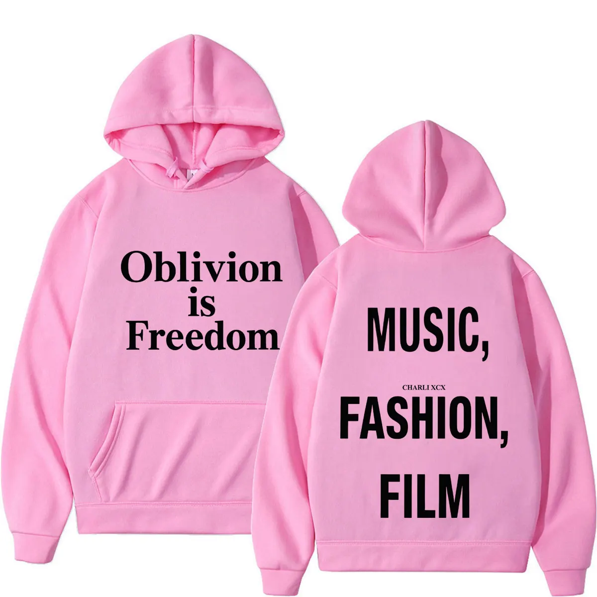 CHARLI XCX Album Musik, Mode, Film Tour 2026 Print Hoodie Herren Damen Mode Pullover Lässiger Hip-Hop Sweatshirt Fan Geschenke – Detail 8