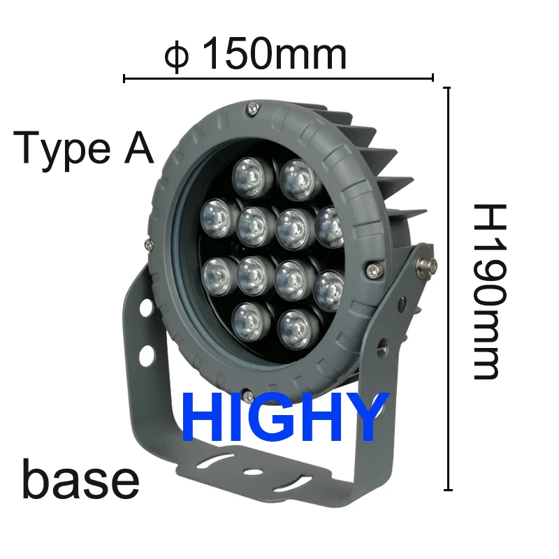 LED Wall Lights Outdoor Lawn Yard Garden Lamp Waterproof Remote Control Spike Landscape Lights 24W LED Lawn Lamp RGB Color Chan