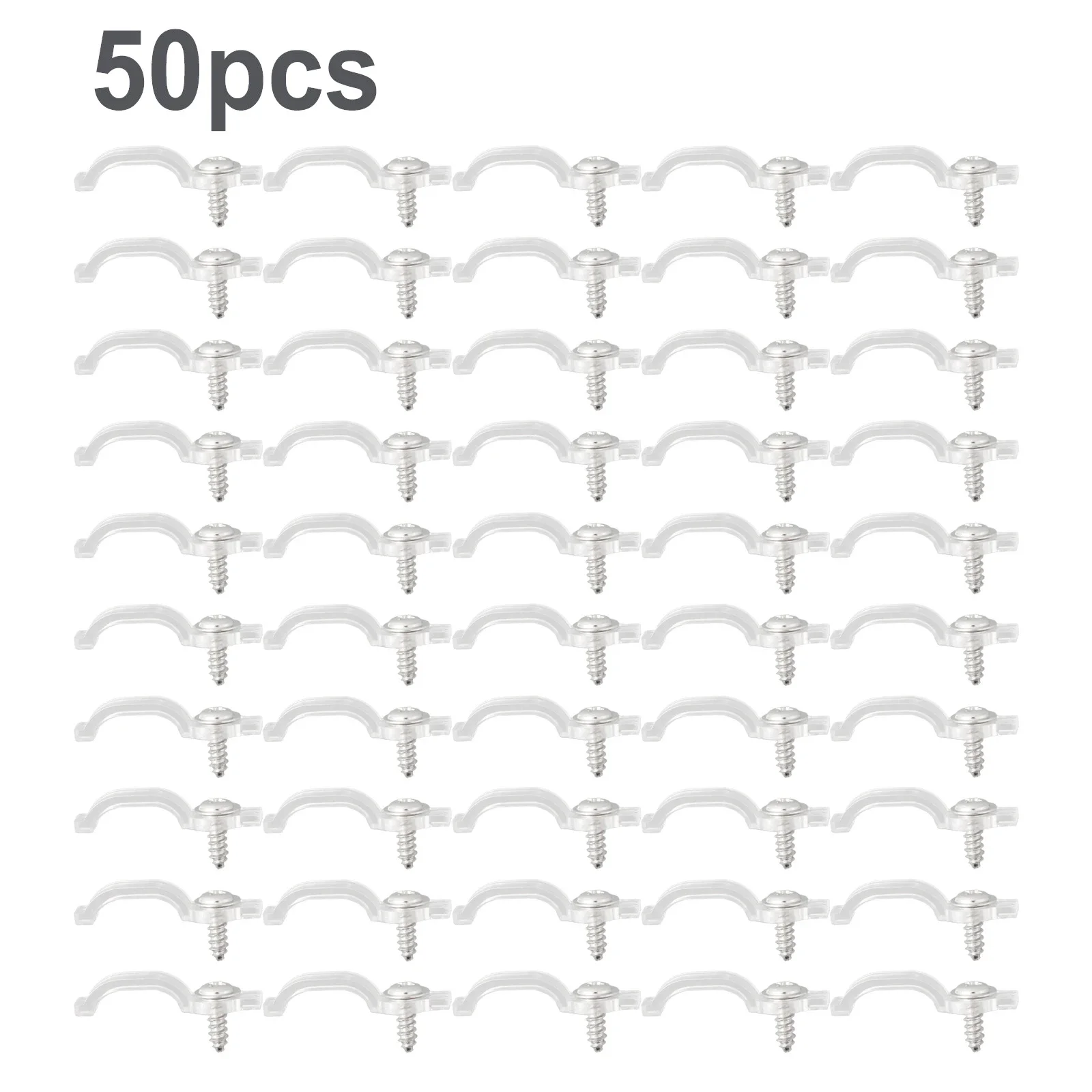 Strip Light Fixing Clips Compatible With For 5050 3528 5630 3014 LEDs Up To 10mm Width And 0.4in Hollow Distance