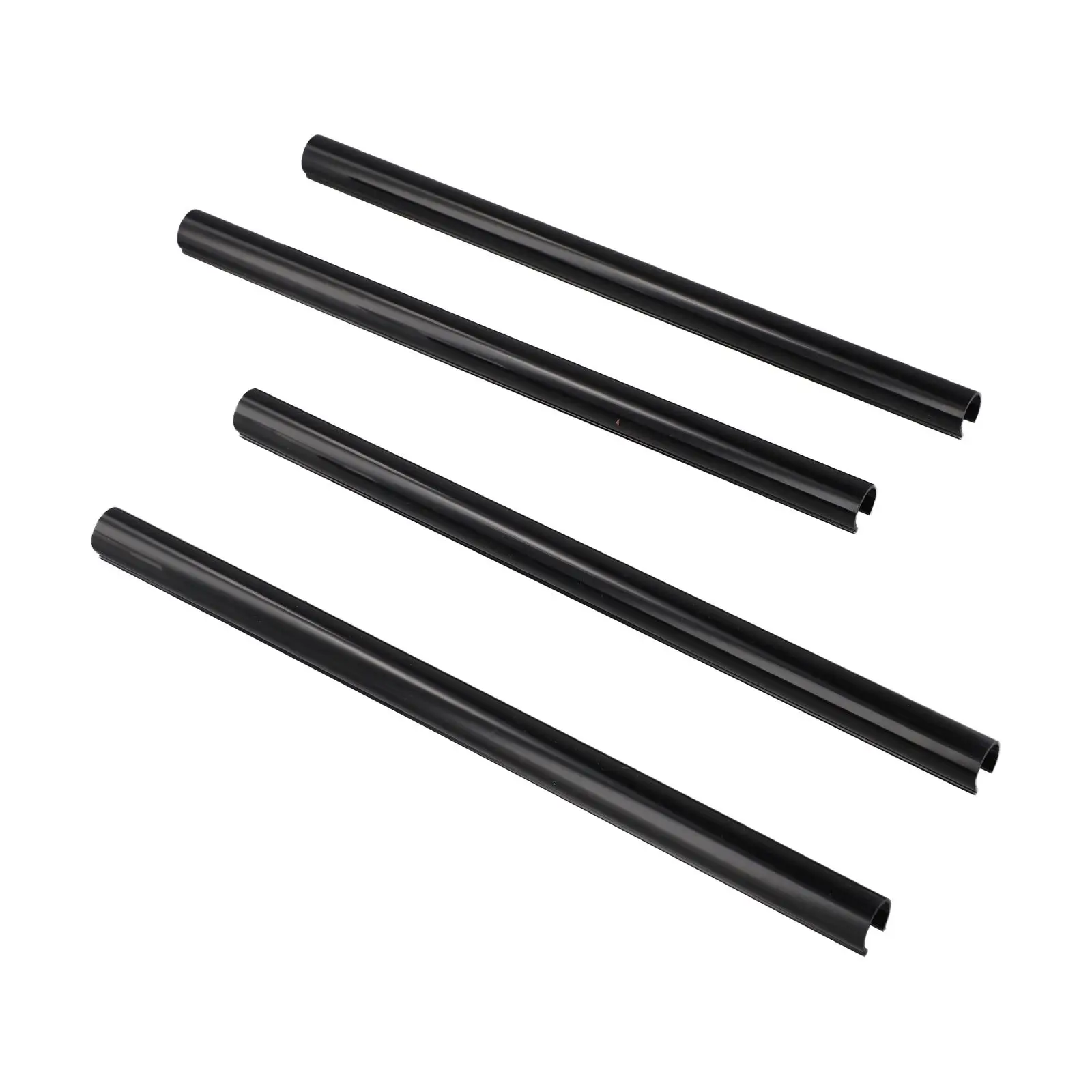 4 Radiator Pipe Covers Plastic Material Compatible with 15mm Pipe Diameter in Home Heating Applications 200mm 300mm 500mm