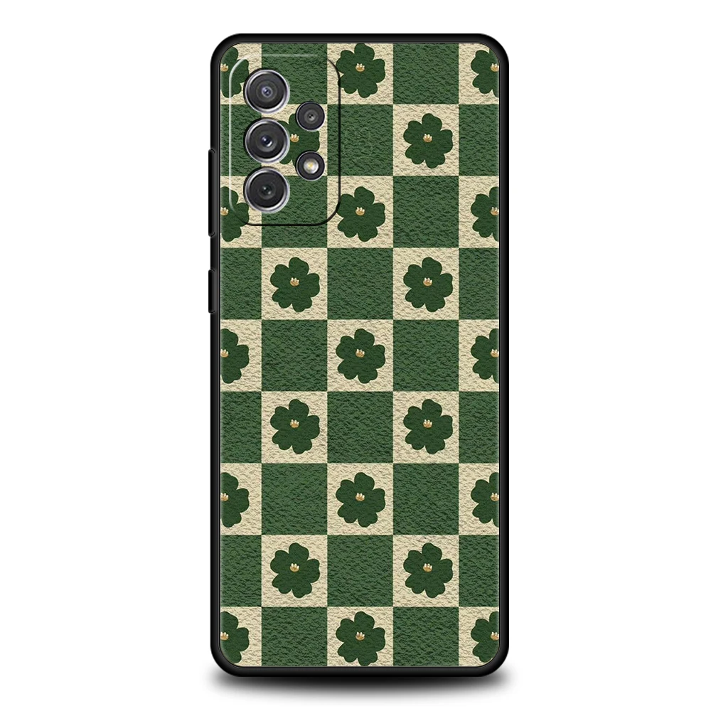 Phone Case For Samsung A15 A13 A35 A55 A51 A71 A41 A31 A21S A03S A05 A17 A23 A25 A33 A53 A73 5G A07 4G Cover chess board art