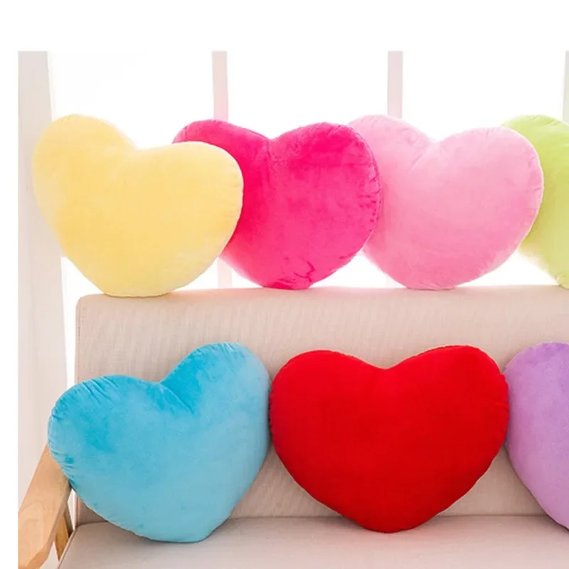 15cm Mini Heart-shaped Solid Cushion Plush Cute Pillow Toy Festival Gift Kawaii Decoration For Kids childen House Pet Friends